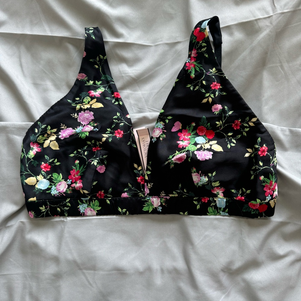 Silk Floral Victoria Secret Bralette
